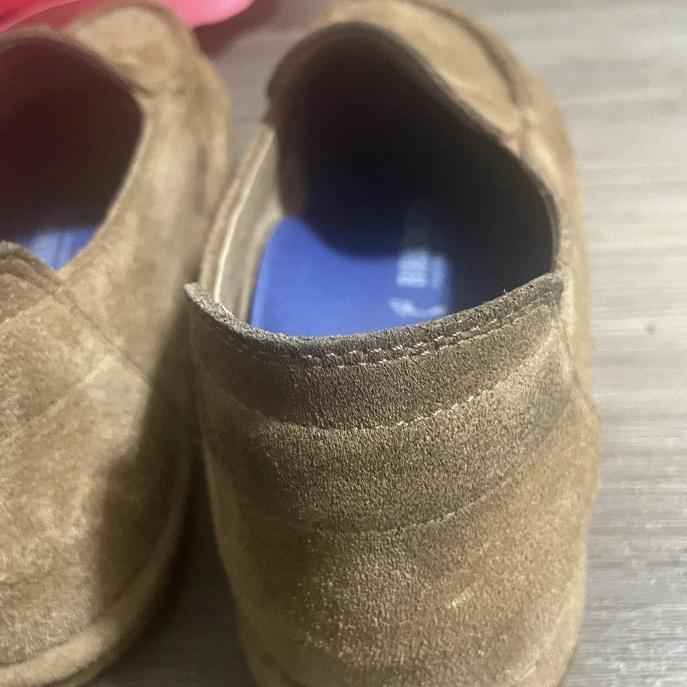 BIRKENSTOCK Utti Brown Suede Slip On Loafer Shoes 38/US 7 Loafer Granola Crunchy